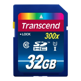 کارت حافظه اس دی 32 گیگابایت Transcend SDXC Premium 300x UHS-l U1