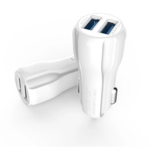 شارژر فندکی 2 پورت LDNIO الدینیو C331 با کابل میکرو یو اس بی