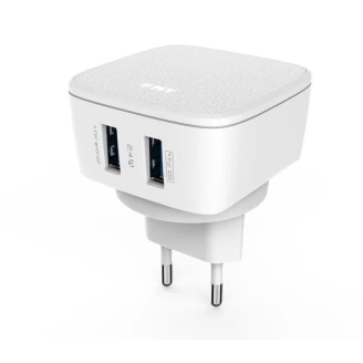 شارژر دیواری 2 خروجی امی Emy مدل MY-266 همراه با کابل