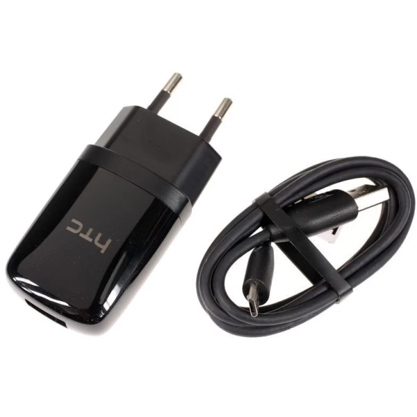 شارژر اصلی اچ تی سی HTC همراه با کابل