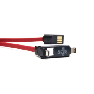 کابل لایتنینگ و میکرو یو اس بی مارک ریمکس Remax مدل Transformers Data Cable 
