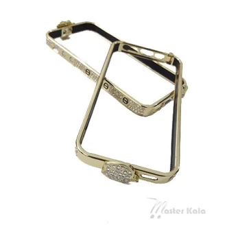 بامپر نگین دار مارک Cartier مناسب برای Apple iPhone 5-5S