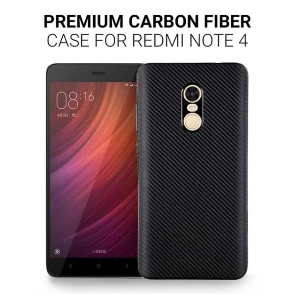 کاور فیبر کربنی مناسب Xiaomi Redmi Note 4