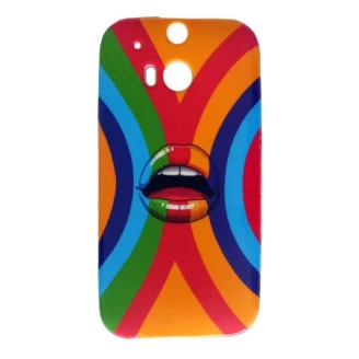 کاور ژله ای طرح دار مناسب برای HTC One M8