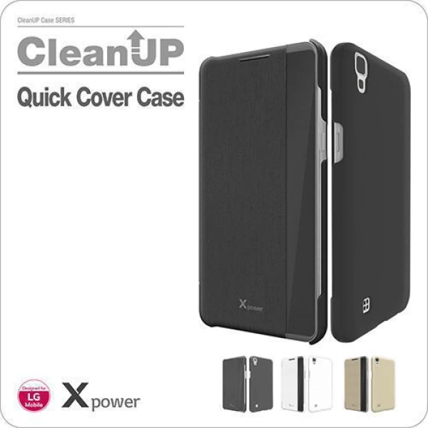 کیف کلاسوری اصلی هوشمند مدل CleanUP Quick مناسب LG X Power