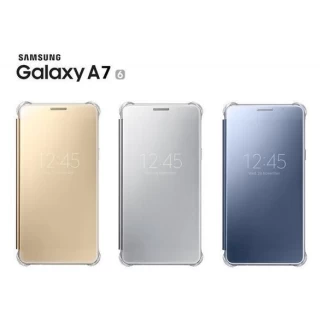 کیف کلاسوری سامسونگ مدل Clear view مناسب A7 2016