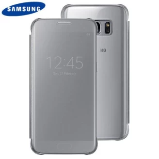 کیف کلاسوری سامسونگ مدل Clear view مناسب S7