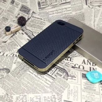 کاور اسپیگن سری Neo Hybrid Carbon مناسب Apple iPhone 4-4S