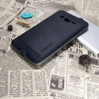 کاور اسپیگن سری Neo Hybrid Carbon مناسب Samsung Galaxy Grand Prime
