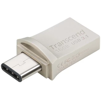 فلش مموری 16 گیگابایت ترنسند مدل JetFlash 890S Type-C USB 3.0