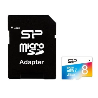 کارت حافظه میکرو اس دی 8 گیگابایت Silicon Power Color Elite UHC-I U1 85MBps