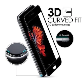 محافظ صفحه نمایش شیشه ای 3D مناسب Apple iPhone 7