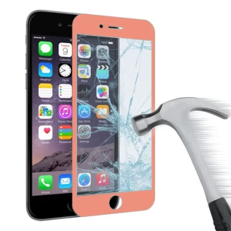 محافظ شیشه ای رنگی براق پشت و رو مناسب برای Apple iPhone 6-6S