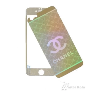 محافظ شیشه ای براق طرح دار پشت و رو مناسب برای Apple iPhone 6-6S