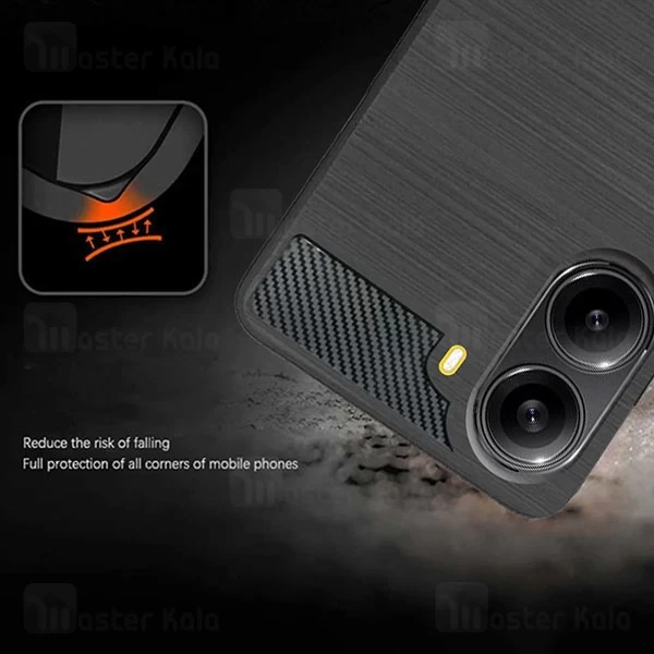 قاب فیبر کربنی شیائومی Xiaomi Redmi Turbo 4 / Poco X7 Pro 5G Rugged Armor Fiber Carbon