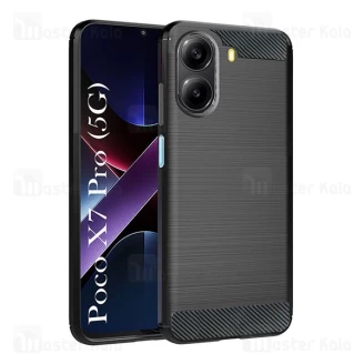 قاب فیبر کربنی شیائومی Xiaomi Redmi Turbo 4 / Poco X7 Pro 5G Rugged Armor Fiber Carbon