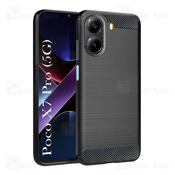 قاب فیبر کربنی شیائومی Xiaomi Redmi Turbo 4 / Poco X7 Pro 5G Rugged Armor Fiber Carbon