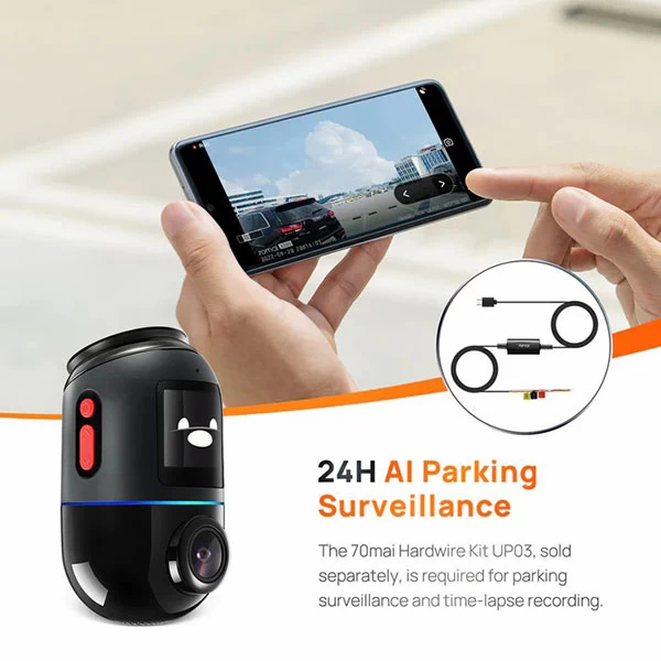 دوربین خودروی 360 درجه شیائومی Xiaomi 70mai Omni X200