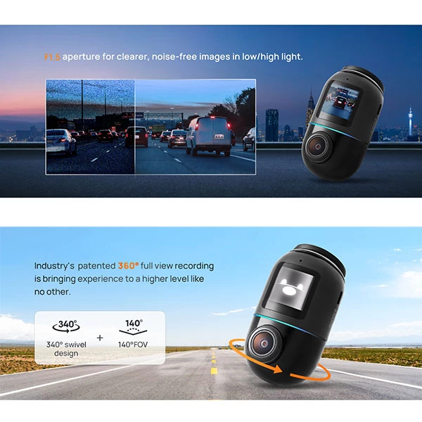 دوربین خودروی 360 درجه شیائومی Xiaomi 70mai Omni X200