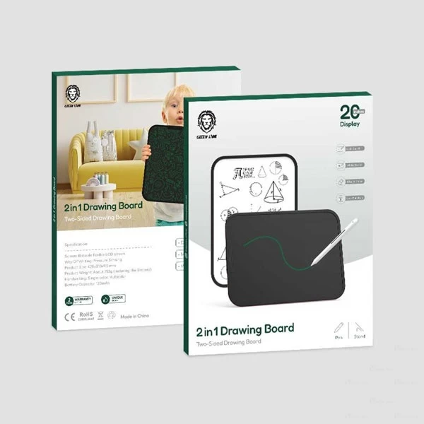 تخته هوشمند گرین لاین Green Lion GN2IN1LCDDRB 2 in 1 LCD Drawing Board همراه با قلم