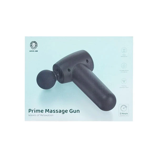 ماساژور تفنگی گرین لاین Green Lion Prime Massage Gun GN7IN1MGUNBK