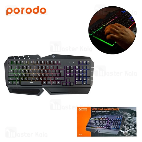کیبورد سیمی گیمینگ پرودو Porodo PDX212