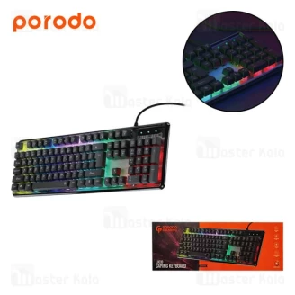 کیبورد سیمی گیمینگ پرودو Porodo PDX216 Lucid Gaming Keyboard