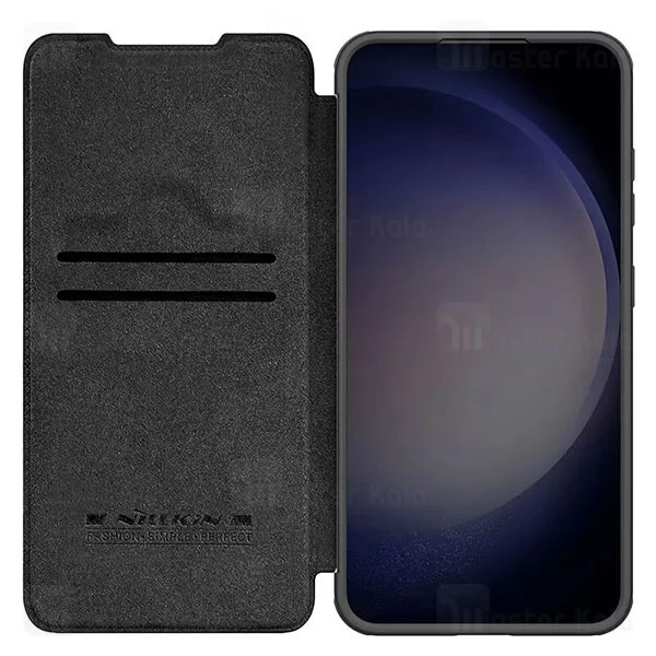 کیف چرمی نیلکین سامسونگ Samsung Galaxy S24 Nillkin Qin Prop Leather Case دارای محافظ دوربین