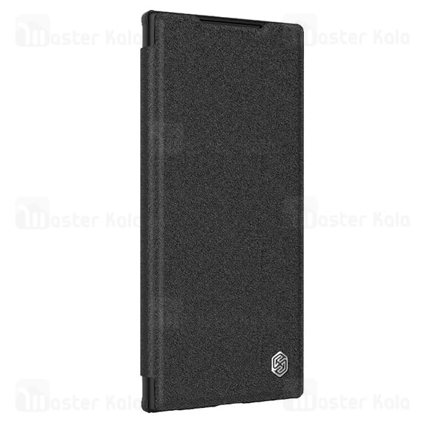 کیف چرمی نیلکین سامسونگ Samsung Galaxy S24 Ultra Nillkin Qin Prop Leather Case دارای محافظ دوربین