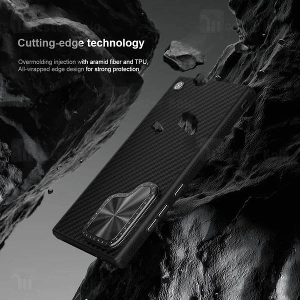 قاب محافظ سامسونگ Samsung Galaxy S24 Ultra Nillkin CarboProp Case دارای محافظ دوربین