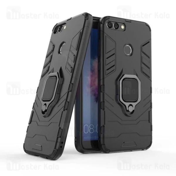 گارد ضد ضربه انگشتی Huawei Y7 Prime 2018 / Enjoy 8 / Honor 7C Black Panther Keysion Armor Ring