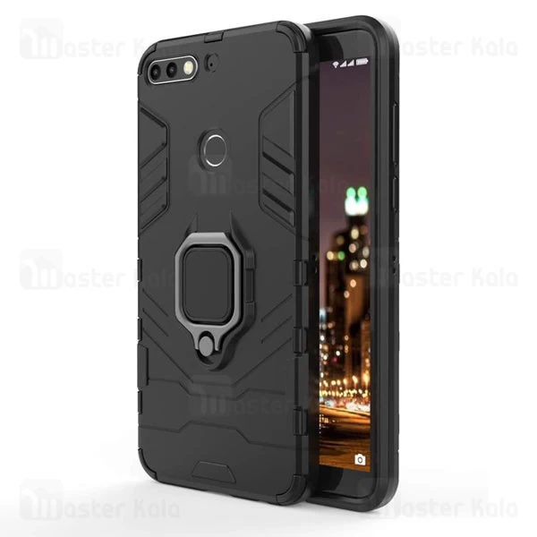 گارد ضد ضربه انگشتی Huawei Y7 Prime 2018 / Enjoy 8 / Honor 7C Black Panther Keysion Armor Ring
