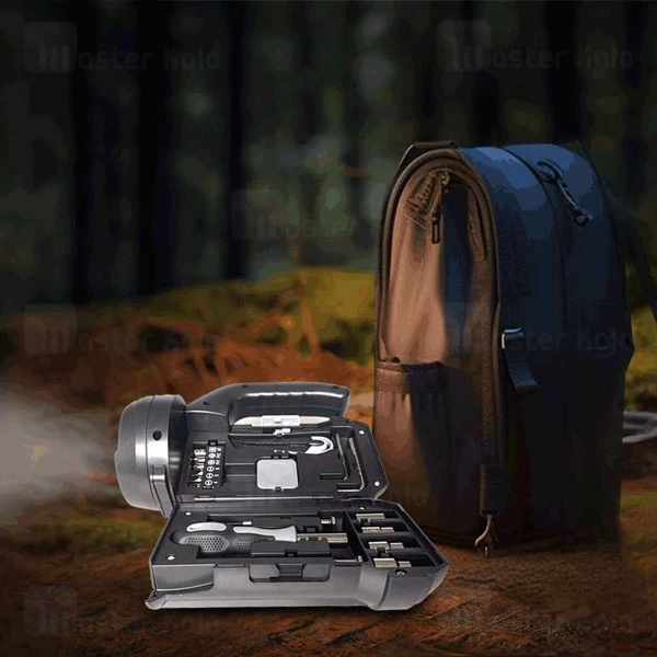 چراغ قوه و جعبه ابزار پرودو Porodo Flashlight Toolbox Set PD-LSFLTB