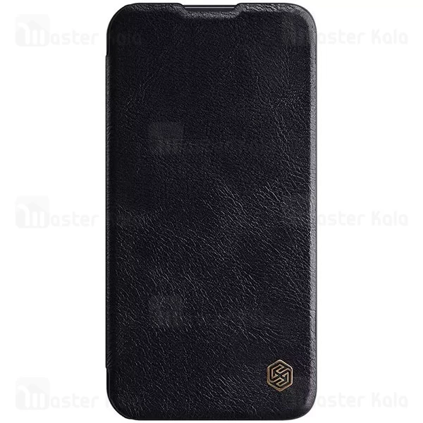 کیف چرمی نیلکین آیفون Apple iPhone 13 / iPhone 14 Nillkin Qin Pro Leather Case دارای محافظ دوربین