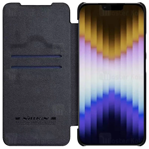 کیف چرمی نیلکین آیفون Apple iPhone 13 / iPhone 14 Nillkin Qin Pro Leather Case دارای محافظ دوربین