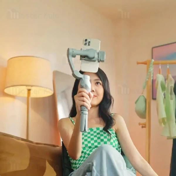 گیمبال و استبلایزر موبایل پرودو Porodo 3-Axis Gimbal P7C Pro Plus PD-AITGM با قابلیت تشخیص حرکت