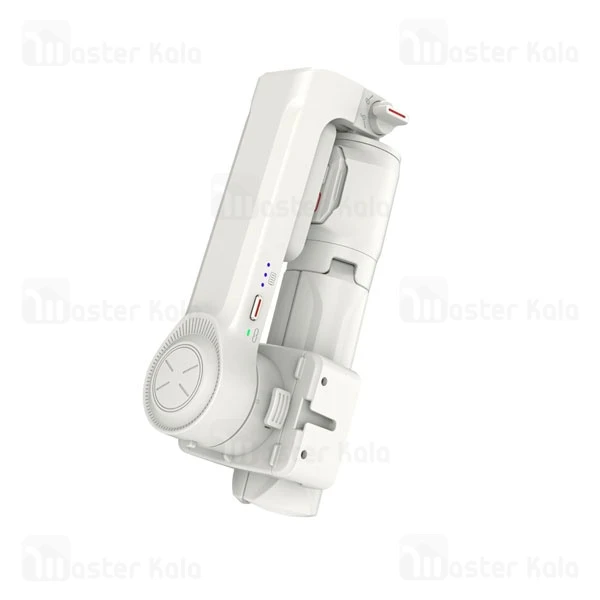گیمبال و استبلایزر موبایل پرودو Porodo 2-Axis Gimbal Stabilizer PD-ASGMRC دارای سه پایه و چراغ