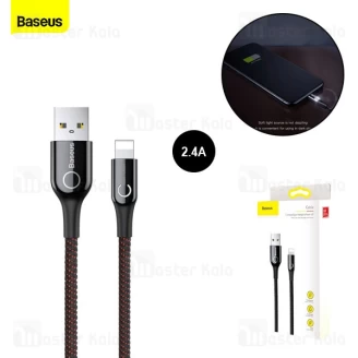 کابل لایتنینگ هوشمند قطع کن خودکار بیسوس Baseus C-Shaped Light Intelligent CALCD-01