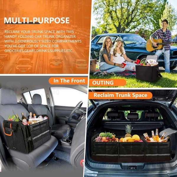 نظم دهنده صندوق عقب خودرو گرین لاین Green Lion Car Trunk Organizer GNCARTRKOBK