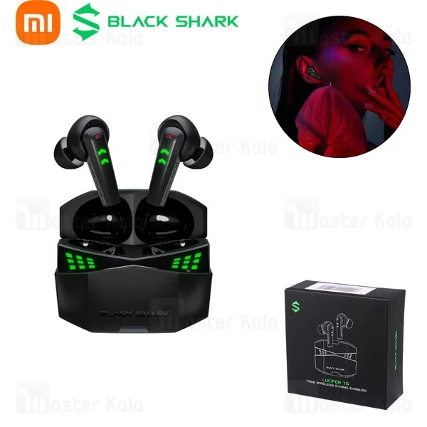 هندزفری گیمینگ بلوتوث دو گوش شیائومی Xiaomi Black Shark Lucifer T6
