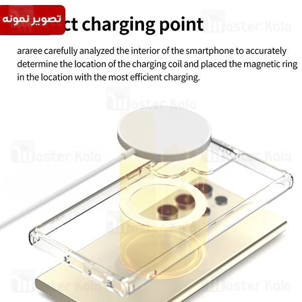 قاب محافظ مگنتی آراری سامسونگ Samsung Galaxy S24 Araree Duple M MagSafe