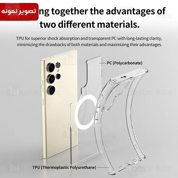 قاب محافظ مگنتی آراری سامسونگ Samsung Galaxy S24 Araree Duple M MagSafe