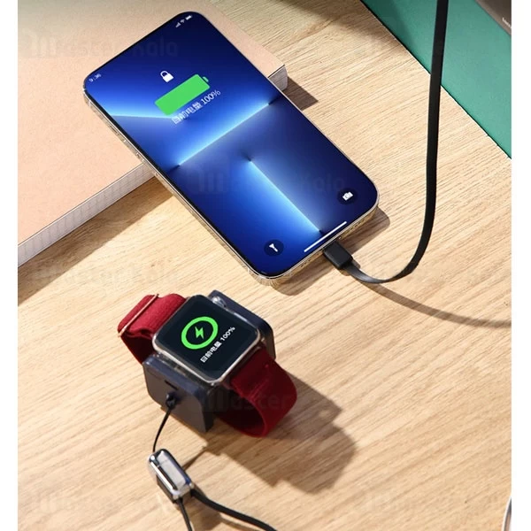 پاوربانک 5200 و شارژر دیواری گرین لاین Green Lion GNPBGANCH5K توان 20 وات دارای قابلیت شارژ اپل واچ