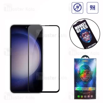 گلس تمام صفحه تمام چسب مانکی Samsung Galaxy S23 FE / A54 Monkey Anti Static Glass