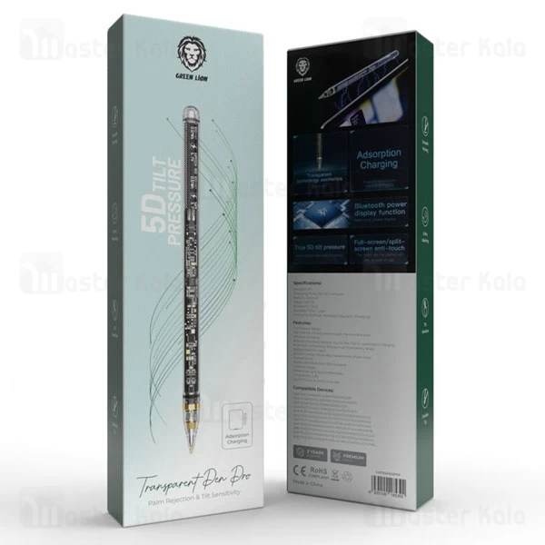 قلم لمسی گرین لاین Green Lion Transparent Pen Pro GNTRAPENPTP 