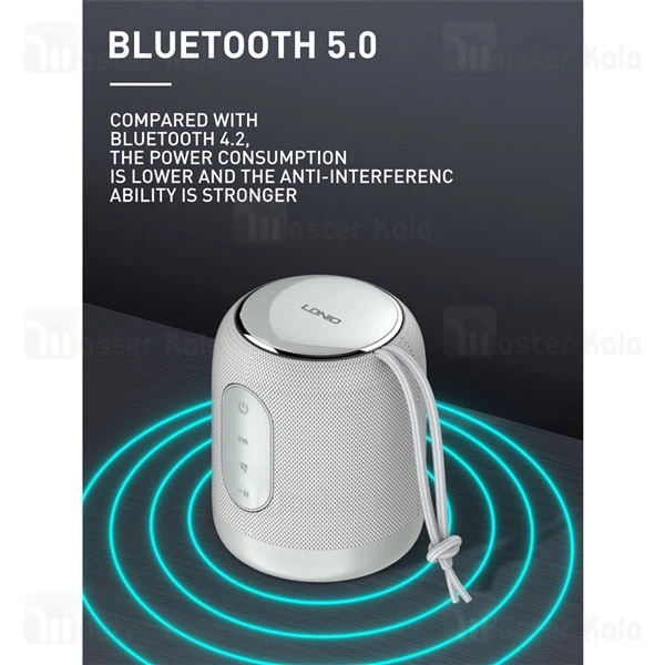 اسپیکر بلوتوث الدینیو Ldnio Bluetooth Speaker BTS12 توان 5 وات رم خور