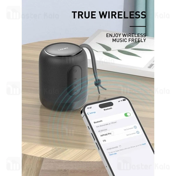 اسپیکر بلوتوث الدینیو Ldnio Bluetooth Speaker BTS12 توان 5 وات رم خور
