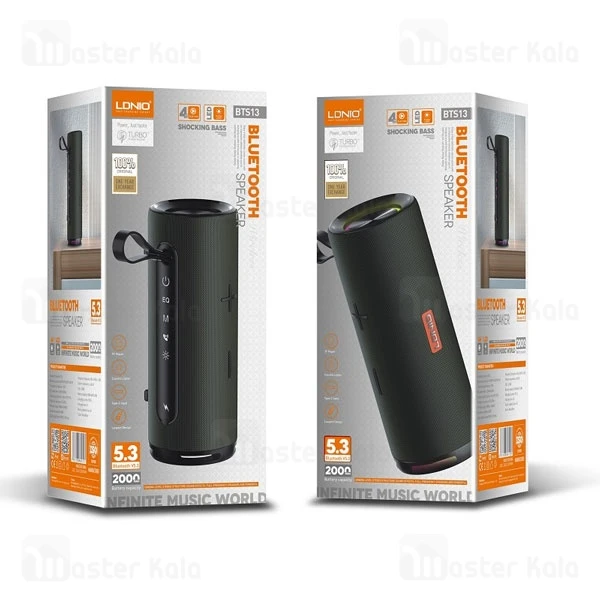 اسپیکر بلوتوث الدینیو Ldnio Portable Speaker BTS13 توان 10 وات رم و فلش خور