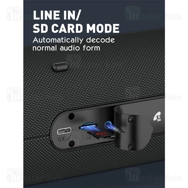 اسپیکر بلوتوث الدینیو Ldnio Portable Speaker BTS13 توان 10 وات رم و فلش خور