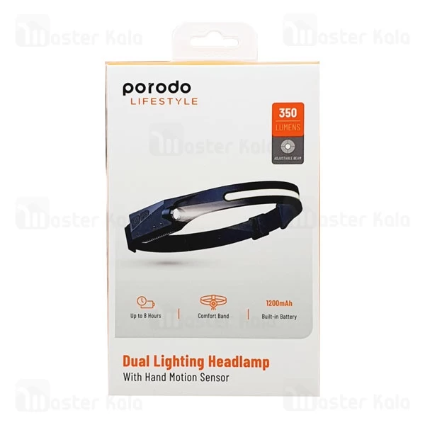چراغ پیشانی پرودو Porodo Dual Lighting Headlamp PD-LSHLBR